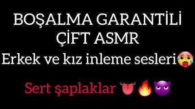 FULL KONUSMALI TURKCE ROLEPLAY ASMR -; KIZ-ERKEK BOSALMA GARANTILI -; Kız erkek inleme sesleri