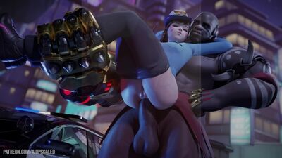 Overwatch 2 Dva x Mercy Yeero Fan Comp 4K Ai Upscaled