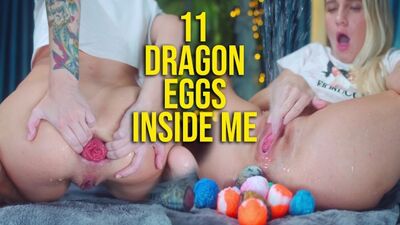 Wet Anal Fisting after Stretching with 11 Easter eggs inside me