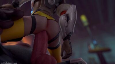 3D-порно — Трейсер проти Роудхога (секс у «Overwatch»)