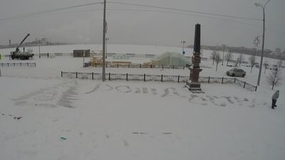 Semen Bukharin, conserje y artista de Izhevsk. 5 de enero