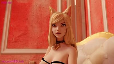 F95 18+ (compilação de KDA da Ahri e da Akali no League of Legends, LOL, SFM, 3D, SFM, hentai, creampie, broche, sexo anal, foda no rabo, pornô 3D)