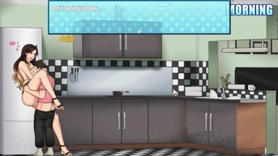 House Chores - Beta 0.12.1 Part 33 My Horny Step-Aunt Sex In The Kitchen By LoveSkySan