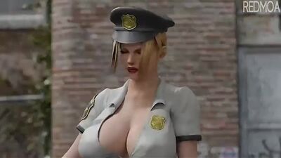 Правило №34 | Хентай та порно | Hentai R34: Мінет офіцерки Рейчел (Redmoa) [Dead Or Alive/Ninja Gaiden]