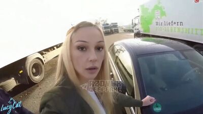 Настю Івлєєву зняли на вулиці в короткій спідниці (Анастасія Івлєєва, витік) [HD1080, російська, знято на вулиці, блондинка, секс, порно, хардкор, діпфейк]