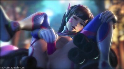 3D - [HENTAI] - D.Va e Widowmaker (Overwatch)