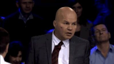 Escândalo!!! Gato agride o politólogo Kovtun! Programa de entrevistas «Processo», canal de televisão Zvezda, 26/05/16