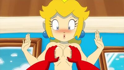 Parodia porno z Mario, hentai z Mario, animacja przedstawiająca seks analny, seks w hentai