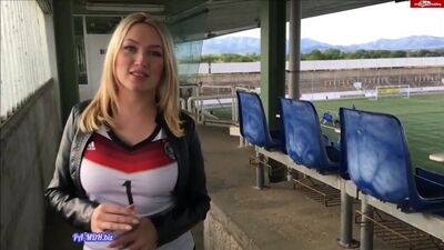 Lana-Giselle – RZUCIAM SIĘ NA RZECZ NIEMIEC – w stroju wetlook na mistrzostwa Europy 30.04.16 NIE JEST TO ORYGINAŁ
