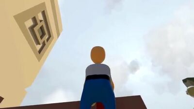 UN PETIT HOMME EN PÂTE À MODELER EST ASPIRÉ PAR UN PORTAIL ROND EN OR VERS LE MONDE EN PÂTE À MODELER DE MINECRAFT ! kids