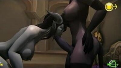 World of Warcraft: un abejorro draenei se acuesta con una chica draenei