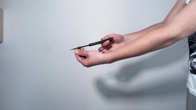 6 truques com facas, instruções (borboleta, faca de corte, faca de cozinha)