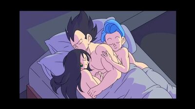 Vegeta | Bulma Briefs - sexo en grupo; sexo oral; mamada; orgasmo; sexo anal; porno hentai en 3D; (por @kishinpain) [Dragon Ball]