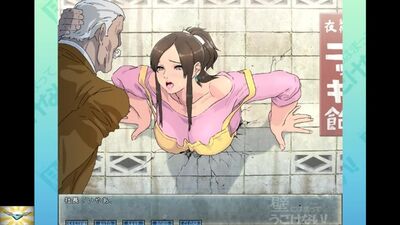 A hentai girl got stuck in a wall, and the guys took advantage of the situation and fucked her. anime ecchi tits porn cartoon hentai sex porn blowj
