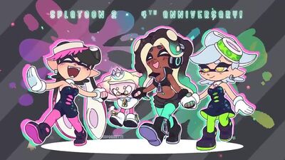 Alles Gute zum 4. Jubiläum, Splatoon 2!