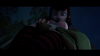 Monsters on Vacation: Mavis Sits on a Huge Dick. 3D porn sex, blowjob, deepthroat, BBC, black cock, big tits, boobs, breasts, nipples