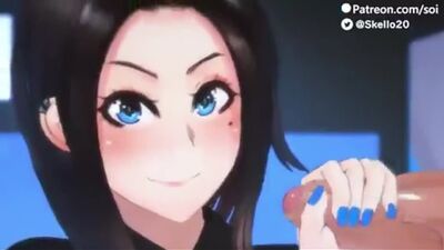 Samsung Girl Sam Creampied (skello) Porno hentai de mamadas en 2D sobre la asistente virtual de Samsung, Sam