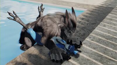 3D yiff por Ruaidri - Porno furry - Sexo E621 - Rapariga-pássaro dominada - Sexo aviano violento
