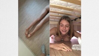 SEMULV Il m'a baisée alors que j'étais coincée. J'ai dû me boucher la bouche avec ma culotte - De belles filles