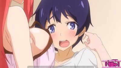 Hentai Anime Porn Cartoon +18: Older Sister Helps Younger Brother (Incest)