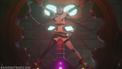 Fetiche por cócegas e bondage da Jinx (League of Legends)