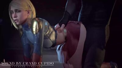 Supergirl - a pecorina; scopata vaginale; porno hentai 3D; (di Grand Cupido) [DC Comics]