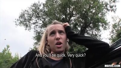Public Pickups - Natural Czech is Picked up for Public Sex
