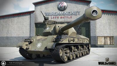T28 Prot. - RAMA DE TANQUES DE COMBATE DE EE. UU. - TRANSMISIÓN EN DIRECTO DE WoT ACTUALIZACIÓN 1.6.1 LBZ #3