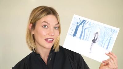 Sesja zdjęciowa w bikini podczas zamieci śnieżnej – kiepski pomysł _ Fashion Stories autorstwa Karlie Kloss