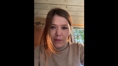 Sex stream behind the counter at a store