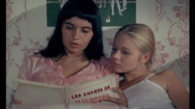 Catherine Wagener e Jeanne Goupil nuas - Não nos livre do mal (1970)