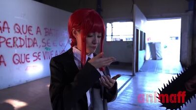 Vídeo de un fan sobre el cosplay de Chainsaw Man