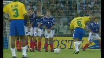 Gol de Roberto Carlos (Brasil - Francia)