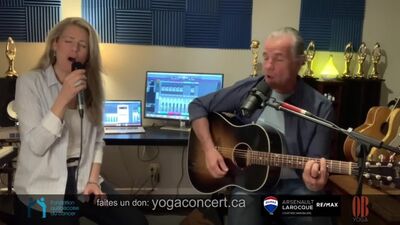Bruno Pelletier mit Brigitte Marchand – All By Myself (Yoga-Konzert gegen Krebs 2021)