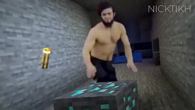 Майнкрафт: шахта — працюємо | Москва, метро «Любліно» — працюємо | Прохід, ноги стрибають | Мем зі спортсменами ММА | Мем з TikTok | Для ВП