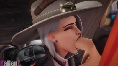 Overwatch: Ashe em hentai 3D #Rule34