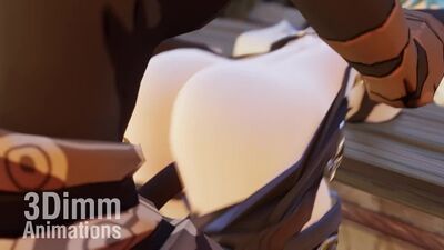 Eula - Problemas con los Hilichurls, por 3DimmAnimations (Genshin Impact)