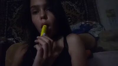 A menina quer muito