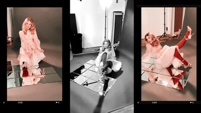 Servizio fotografico dei BTS al VillageOne _ Melissa Roxburgh per Grumpy Magazine
