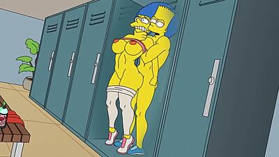 A inseminação da Marge no cacifo