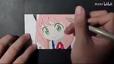 Uma animação em flipbook de «Spy x Family» criada a partir de mais de 200 desenhos