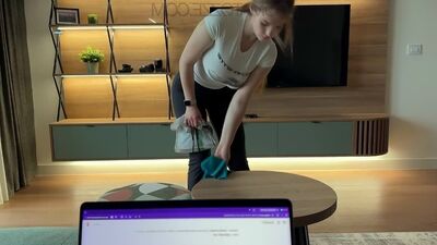 This maid will do anything to keep her job