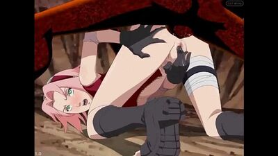 Naruto (Nine-Tails) and Sakura 6