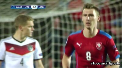 Mistrzostwa Europy U-21 / Czechy 1:1 Niemcy / Podsumowanie / Bramki / 23.06.2015 [HD 720p]