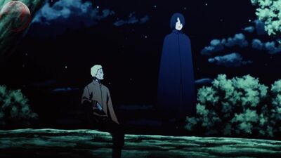 Boruto, Kapitel 37. Naruto und Sasuke gegen Jigen. Kashin Koji