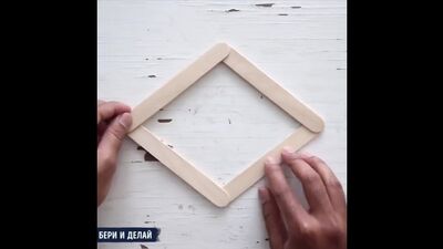 Criamos objetos com espátulas de madeira de forma rápida e simples