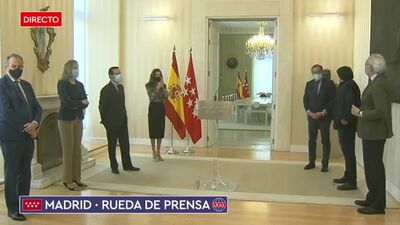 Comunidade de Madrid · Conferência de imprensa com Isabel Díaz Ayuso (10 de março de 2021)