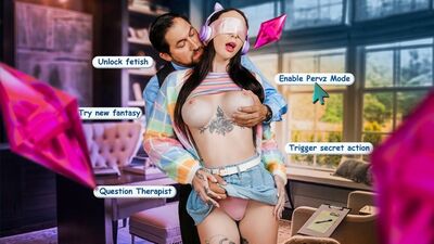 Indica Marie (En vrai, putain ! Une e-girl timide éjacule sur la bite de son thérapeute pervers)