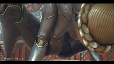 HydraFXX | Егіздер (Atomic Heart) [Хентай 3D Луп]