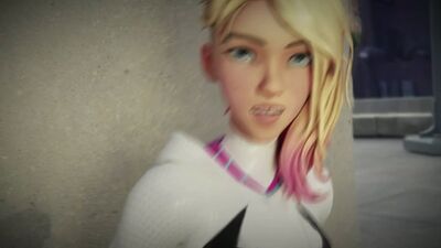 Porno hentai em 3D, desenhos animados pornográficos, 4K-60 fps, Gwen e Peter a foder_2160p